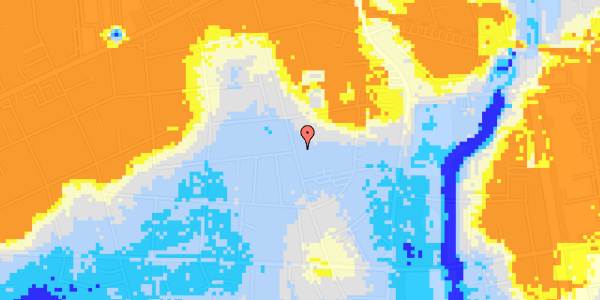 Ekstrem regn på Gammelby Strandvej 35