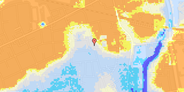 Ekstrem regn på Gammelby Strandvej 46