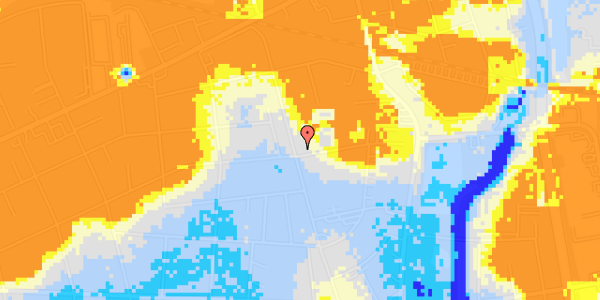 Ekstrem regn på Gammelby Strandvej 47