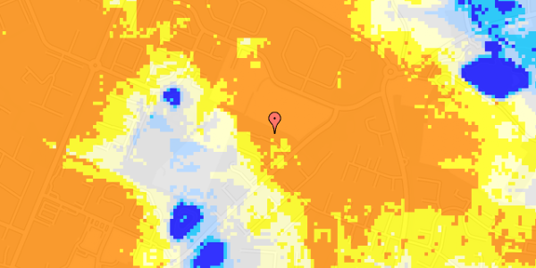 Ekstrem regn på Gl Guldagervej 100F