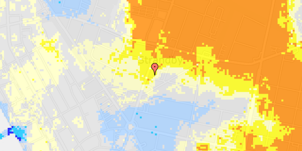 Ekstrem regn på Gl Vardevej 31, st. th