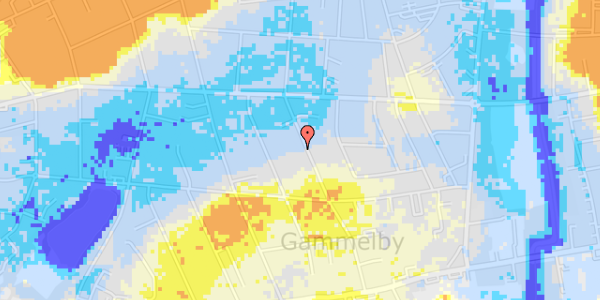 Ekstrem regn på Grønvangsvej 30