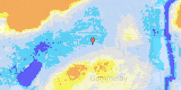 Ekstrem regn på Grønvangsvej 38B