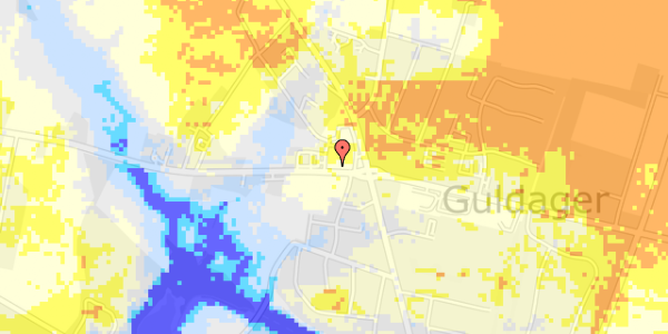 Ekstrem regn på Guldagervej 76