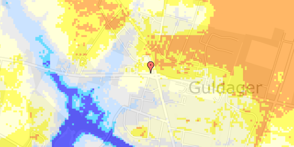 Ekstrem regn på Guldagervej 78, st. 