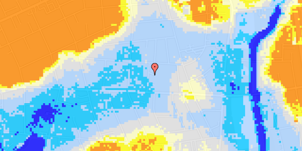 Ekstrem regn på Hans Tausens Vej 11, 2. th