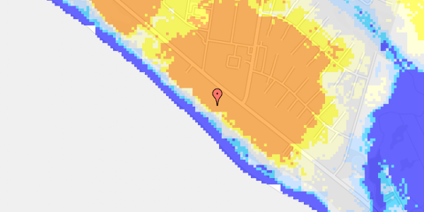 Ekstrem regn på Hjerting Strandvej 125