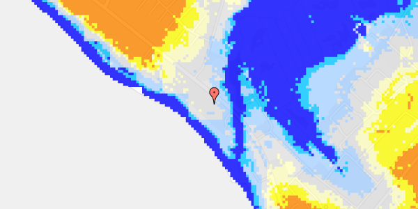 Ekstrem regn på Hjerting Strandvej 191