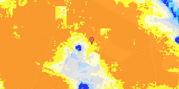 Ekstrem regn på Hjertingparken 162