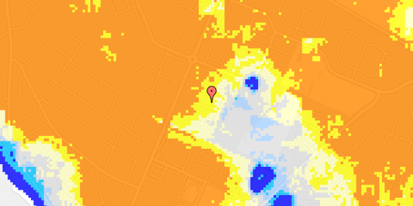 Ekstrem regn på Hjertingparken 316