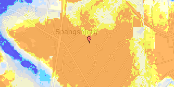 Ekstrem regn på Højvangs Alle 19