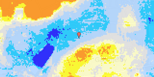 Ekstrem regn på Ingemanns Alle 108