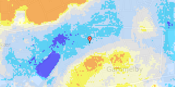 Ekstrem regn på Ingemanns Alle 110A