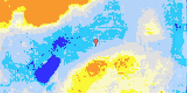 Ekstrem regn på Ingemanns Alle 115