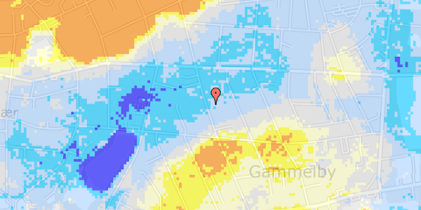 Ekstrem regn på Ingemanns Alle 117