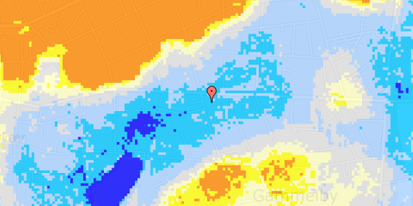 Ekstrem regn på Ingemanns Alle 131