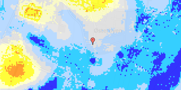 Ekstrem regn på Jens Kusks Vej 1