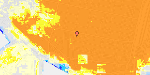 Ekstrem regn på Jyllandsgade 19, 3. th