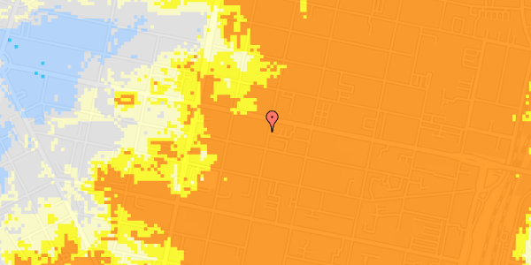 Ekstrem regn på Jyllandsgade 92, 1. 1