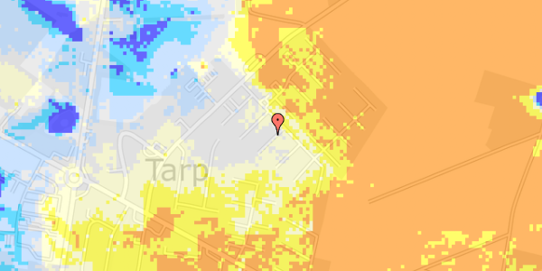 Ekstrem regn på Landlystvej 47