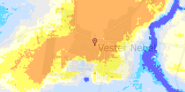 Ekstrem regn på Landsbytoften 1