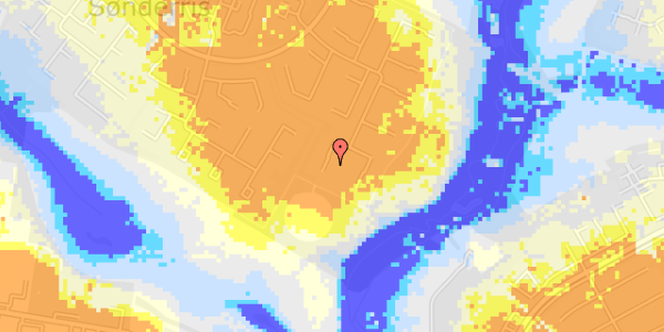 Ekstrem regn på Marsvænget 89