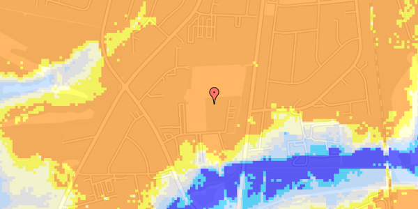 Ekstrem regn på Mølleparkvej 30D, st. 