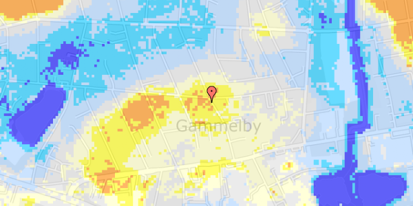 Ekstrem regn på Ribegade 129