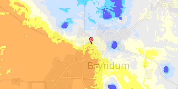 Ekstrem regn på Rørvangen 3