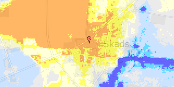 Ekstrem regn på Skads Byvej 33