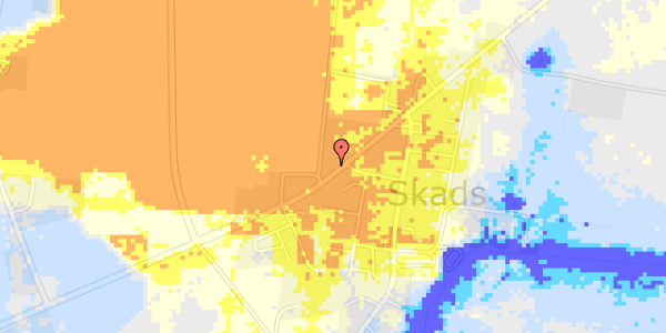 Ekstrem regn på Skads Byvej 34