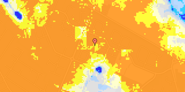 Ekstrem regn på Sluppen 10