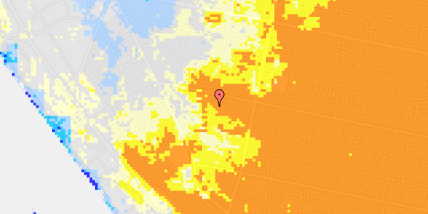 Ekstrem regn på Spangsbjerggade 21, 1. 