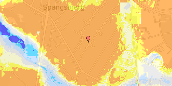 Ekstrem regn på Spangsbjerghaven 62