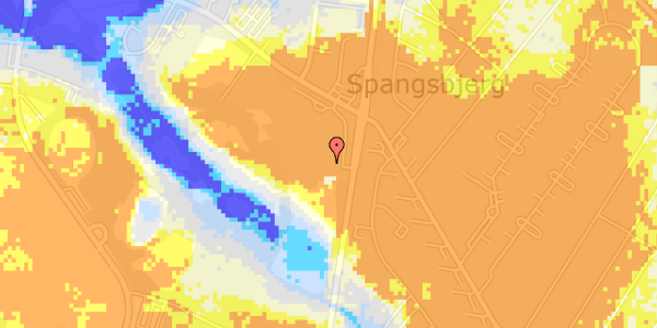 Ekstrem regn på Stormgade 200, st. tv