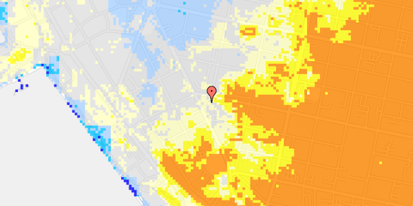 Ekstrem regn på Strandbygade 41, 2. th