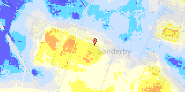 Ekstrem regn på Sønderbyvej 23