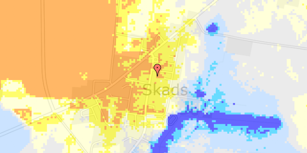 Ekstrem regn på Søndre Skadsvej 16