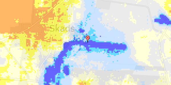 Ekstrem regn på Søndre Skadsvej 34