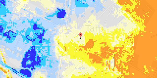 Ekstrem regn på Tarp Byvej 43