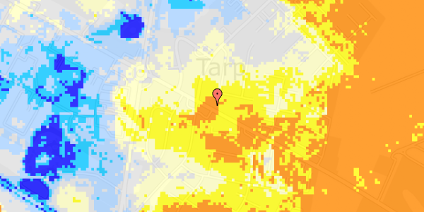 Ekstrem regn på Tarp Byvej 56