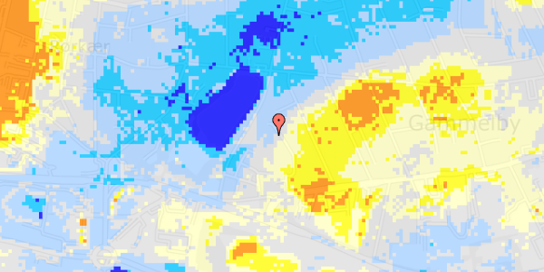 Ekstrem regn på Toftsvej 44, 1. th