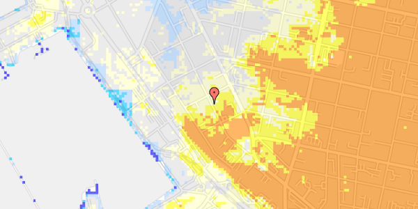 Ekstrem regn på Willemoesgade 36, 1. th