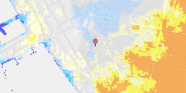 Ekstrem regn på Willemoesgade 68, 3. th