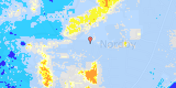 Ekstrem regn på Kallesbjergvej 30C