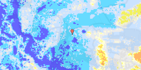 Ekstrem regn på Kallesbjergvej 72