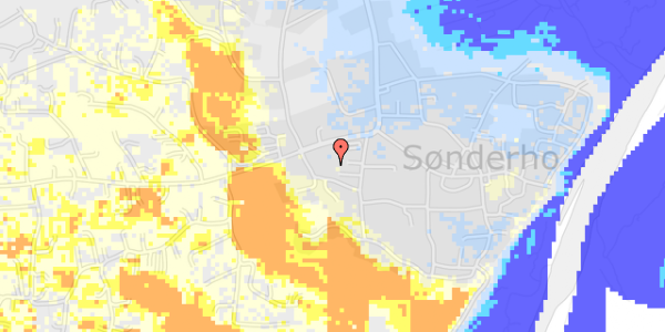 Ekstrem regn på Kåvervej 5A