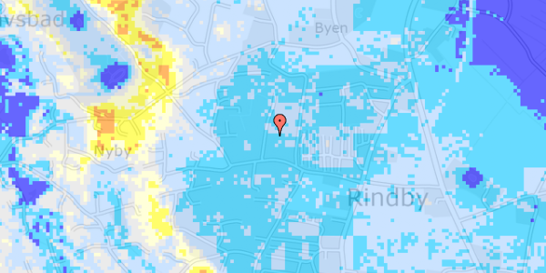 Ekstrem regn på Larses Toft 42