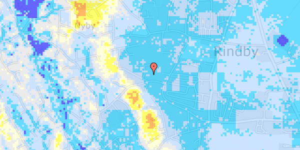 Ekstrem regn på Lyngbakken 46