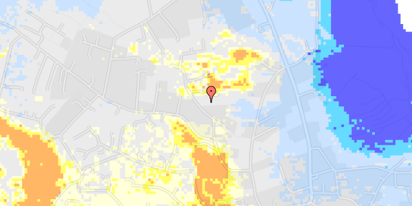 Ekstrem regn på Mathiases Toft 9A